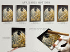 Explore the available options for this modern chess game artwork. Choose from a stretched canvas print fine art poster paper or floating frame. Customize your selection to match your style and decor needs.