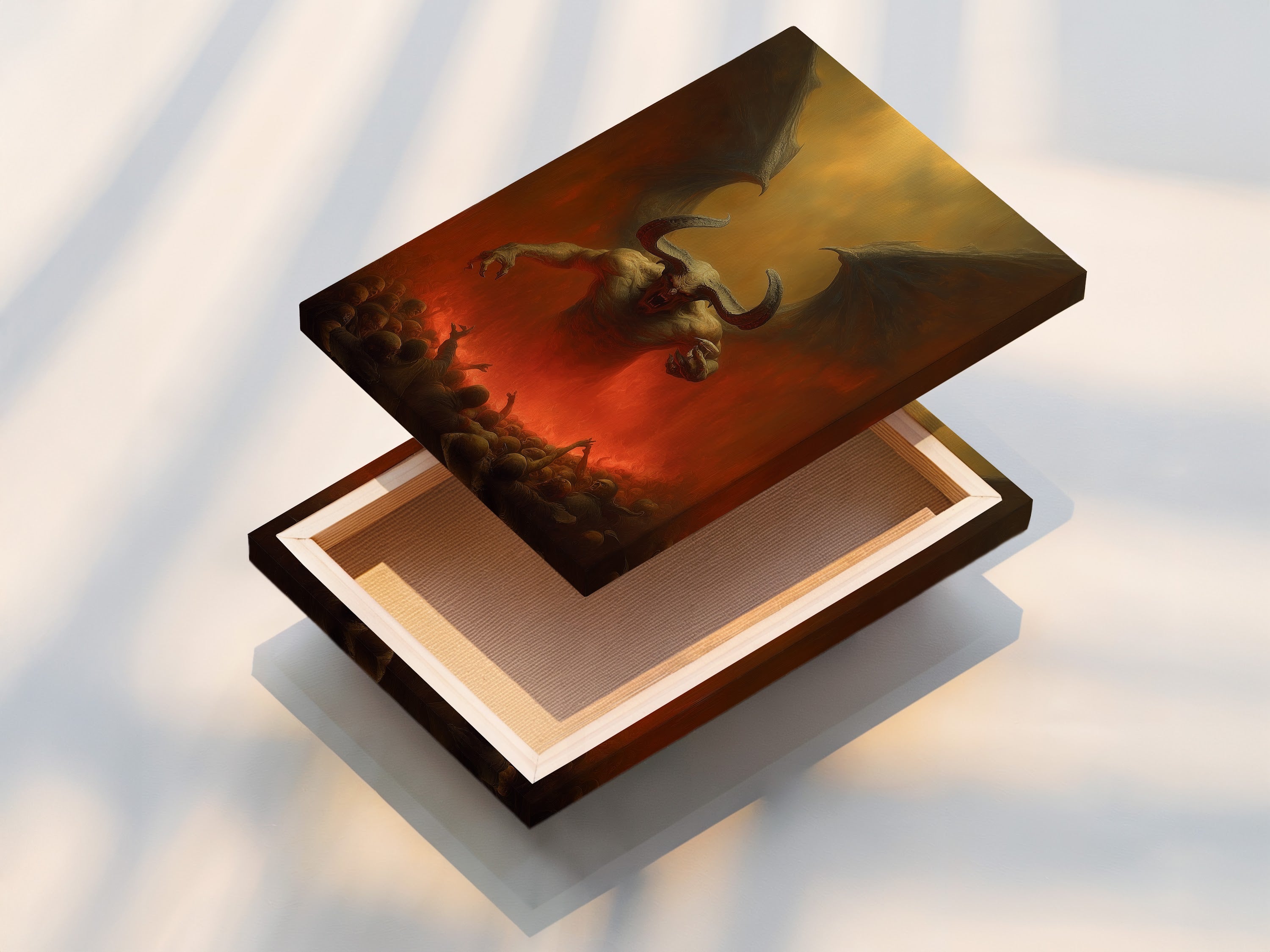 A stretched canvas print is displayed. The art is vibrant and ready to hang. The canvas is stretched perfectly for a gallery-worthy look. Browse our collection of stretched canvas prints. Add a statement piece to your home.