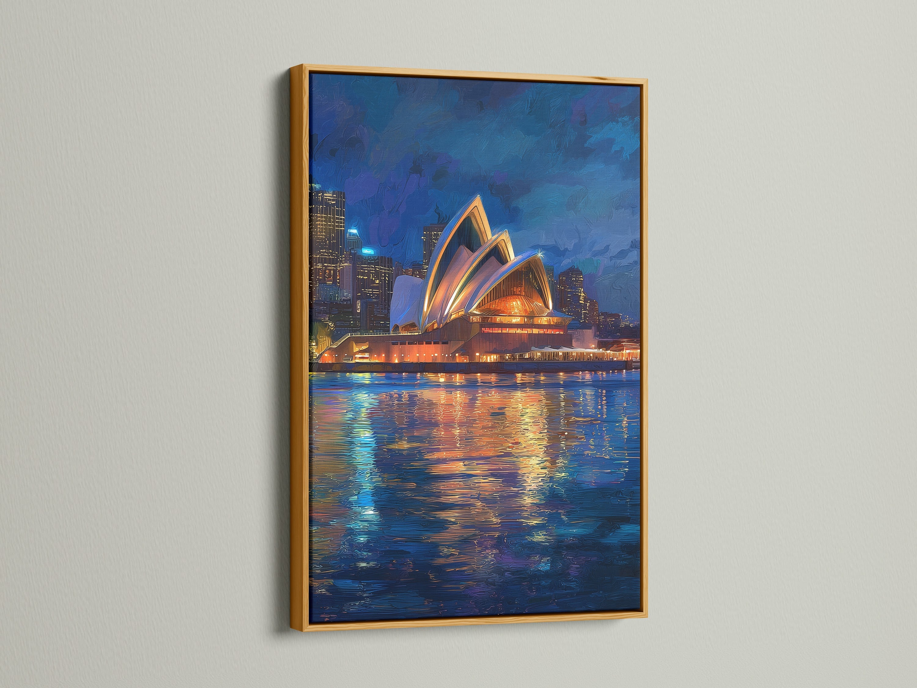 Admire a luxurious gold frame highlighting an artwork. The metallic finish adds glamour and sophistication. Perfect for adding a touch of opulence to your decor. This frame elevates your art