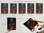 Explore available options for the scales of justice artwork. Choose between a stretched canvas print fine art poster paper or floating frame. This mystical art print is perfect for lawyers law students and legal professionals. Enhance your law office today.