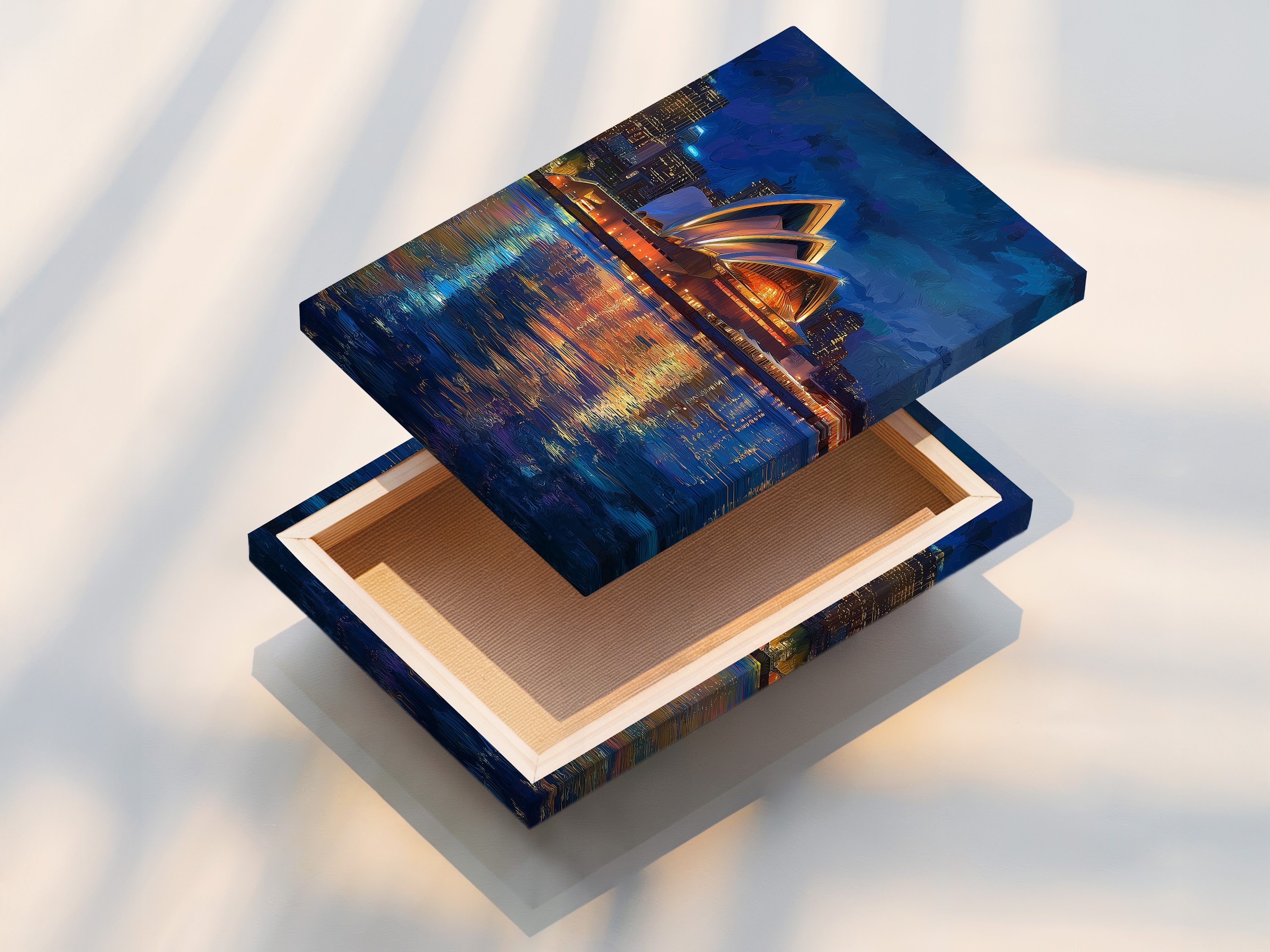 Explore a stretched canvas print ready to hang. The canvas is tightly stretched over a sturdy frame. Experience gallery-quality artwork in your home. Transform your space with this beautiful canvas print