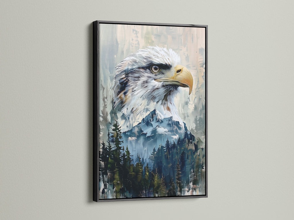 This artwork is displayed in a black frame. Black frames offer a sleek sophisticated look. They make a bold statement in any room. Explore our black frame options today.