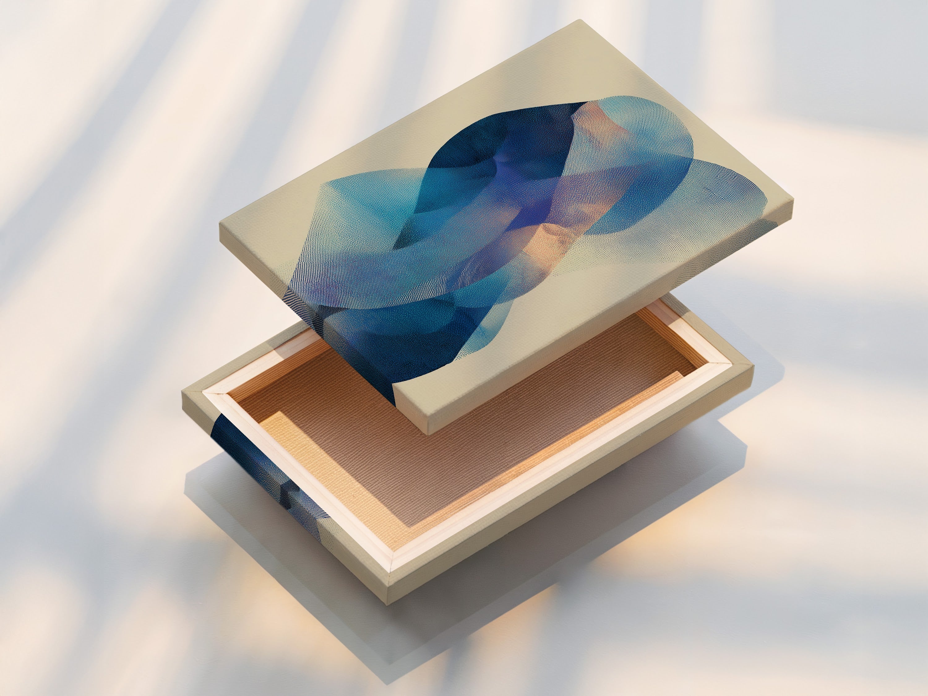 This is a stretched canvas print. It is ready to hang and display. The canvas is stretched tightly over a wooden frame. It offers a gallery-wrapped look. The stretched canvas print is a durable and attractive art format. Discover the convenience and beauty of stretched canvas prints for your artwork.