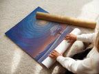 A woman carefully rolls a fine art poster paper. She prepares it for framing or display. The high-quality paper ensures vibrant colors and sharp details. Ideal for art prints photography and collectible posters. Preserve and showcase your art with premium poster paper. A great way to protect artwork.