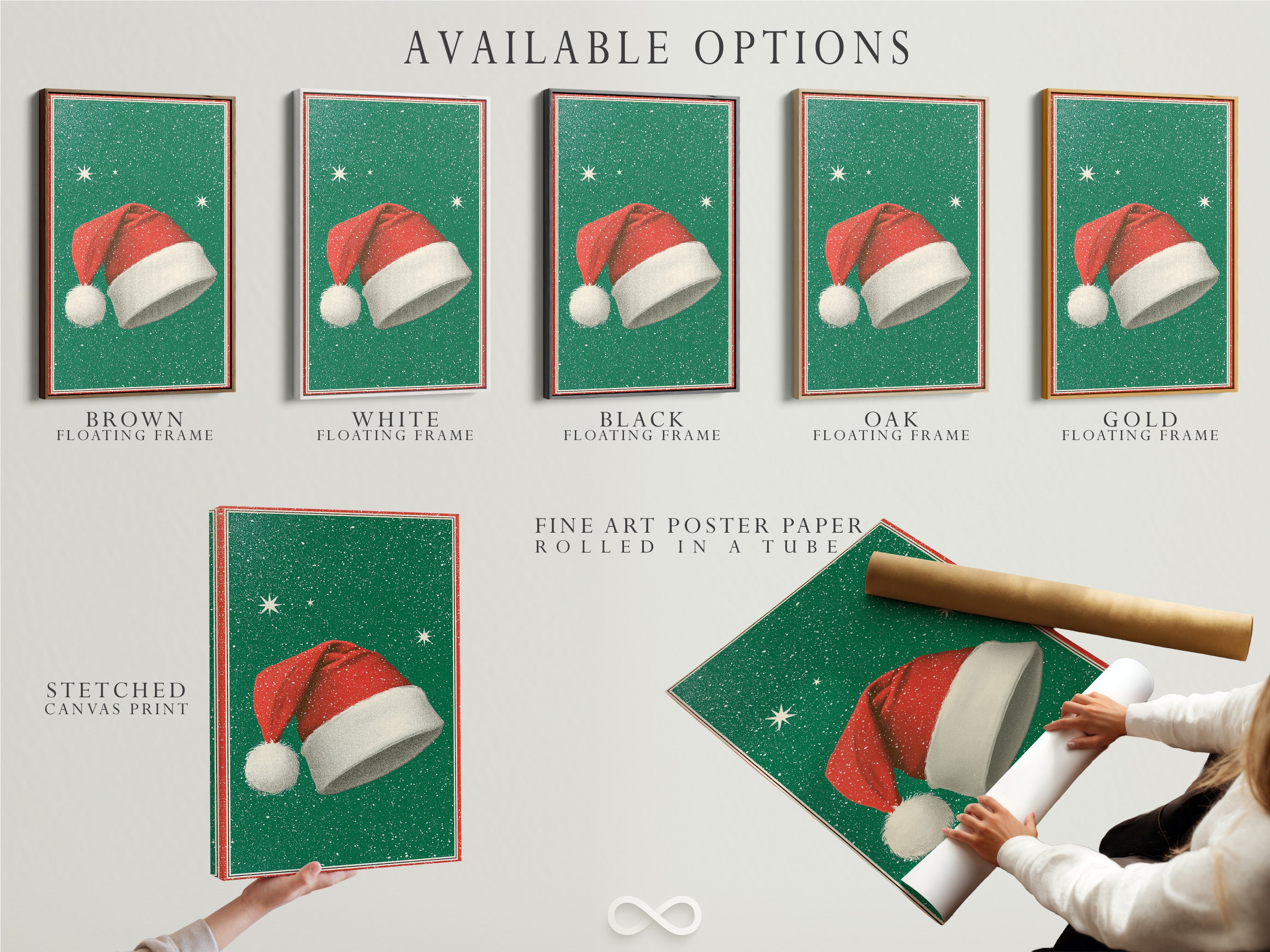 Explore available options for your artwork. Choose between a stretched canvas print. Consider fine art poster paper. Select a floating frame to complete your piece. Customize your art to match your style.