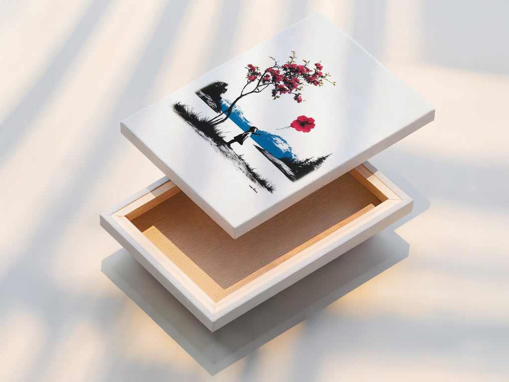 A stretched canvas print ready to hang. The canvas print offers a gallery-wrapped look. It provides a textured artistic feel. Perfect for creating impactful wall art. Stretched canvas prints bring art to life.