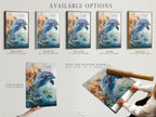Explore available options for your artwork. Choose between a stretched canvas print fine art poster paper or a floating frame. Customize your art to suit your unique style. Create personalized art pieces that reflect your vision.