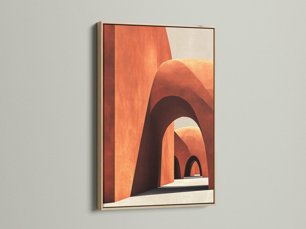 This artwork is beautifully presented in an oak frame. The warm tones of the oak enhance the art. Oak frames offer a classic and timeless aesthetic. Elevate your art with our premium oak frames. View our oak frame selection to find your perfect match.