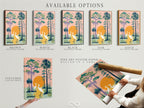 Available options for the heron artwork. Choose from a stretched canvas print a fine art poster paper or a floating frame. Customize your coastal wall art to match your style. Perfect Florida landscape artwork for any space.
