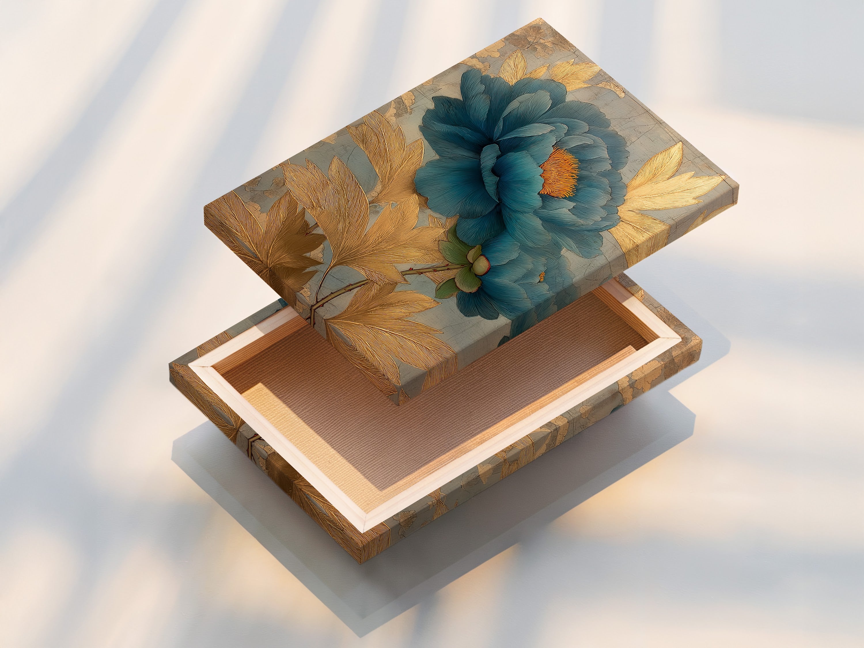 A stretched canvas print. The canvas is stretched and ready to hang. The canvas print is a high-quality reproduction of an original artwork. The stretched canvas print is a great way to add art to your home.