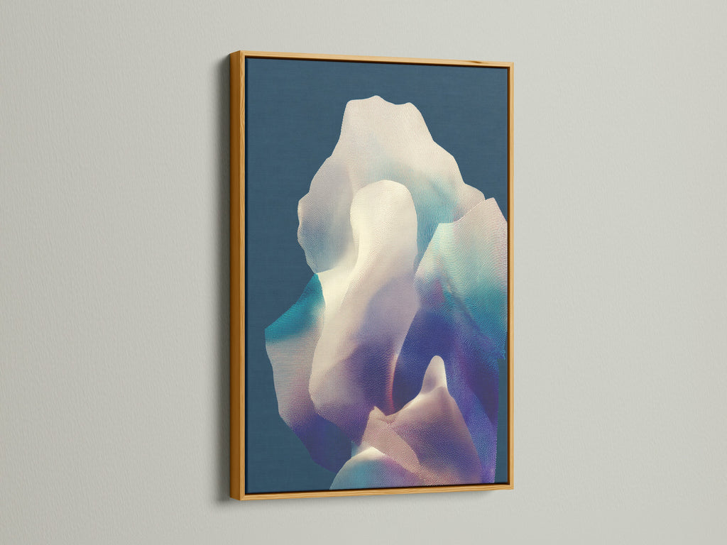 Elevate your artwork with this gold frame. The metallic finish adds a touch of luxury. This frame enhances the richness of your art. It creates a glamorous and sophisticated look. Perfect for adding a hint of opulence.