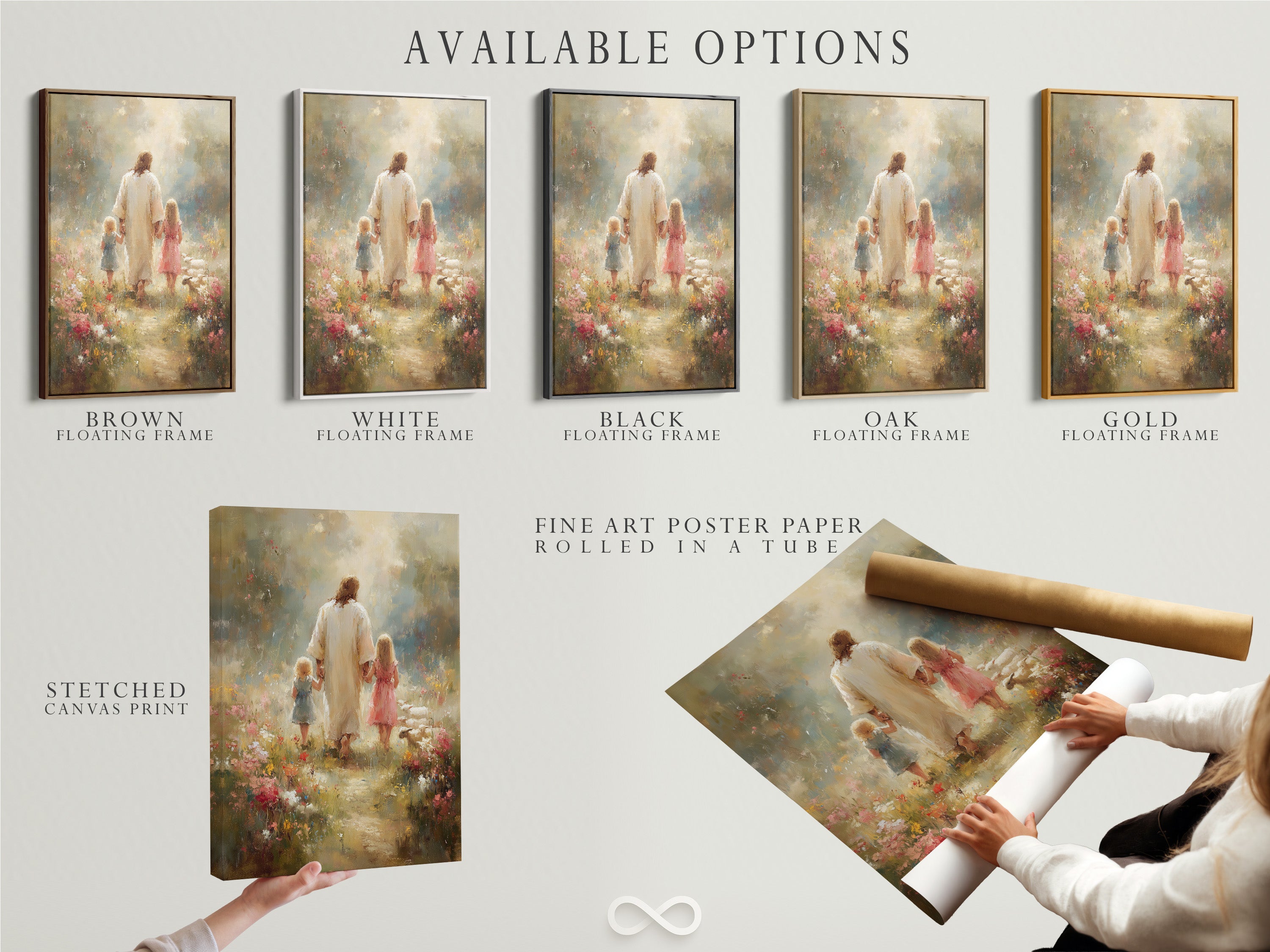 Available artwork options: stretched canvas print fine art poster paper and floating frame. Choose the format that best suits your taste. Each option offers a unique way to display art. Explore our collection now.