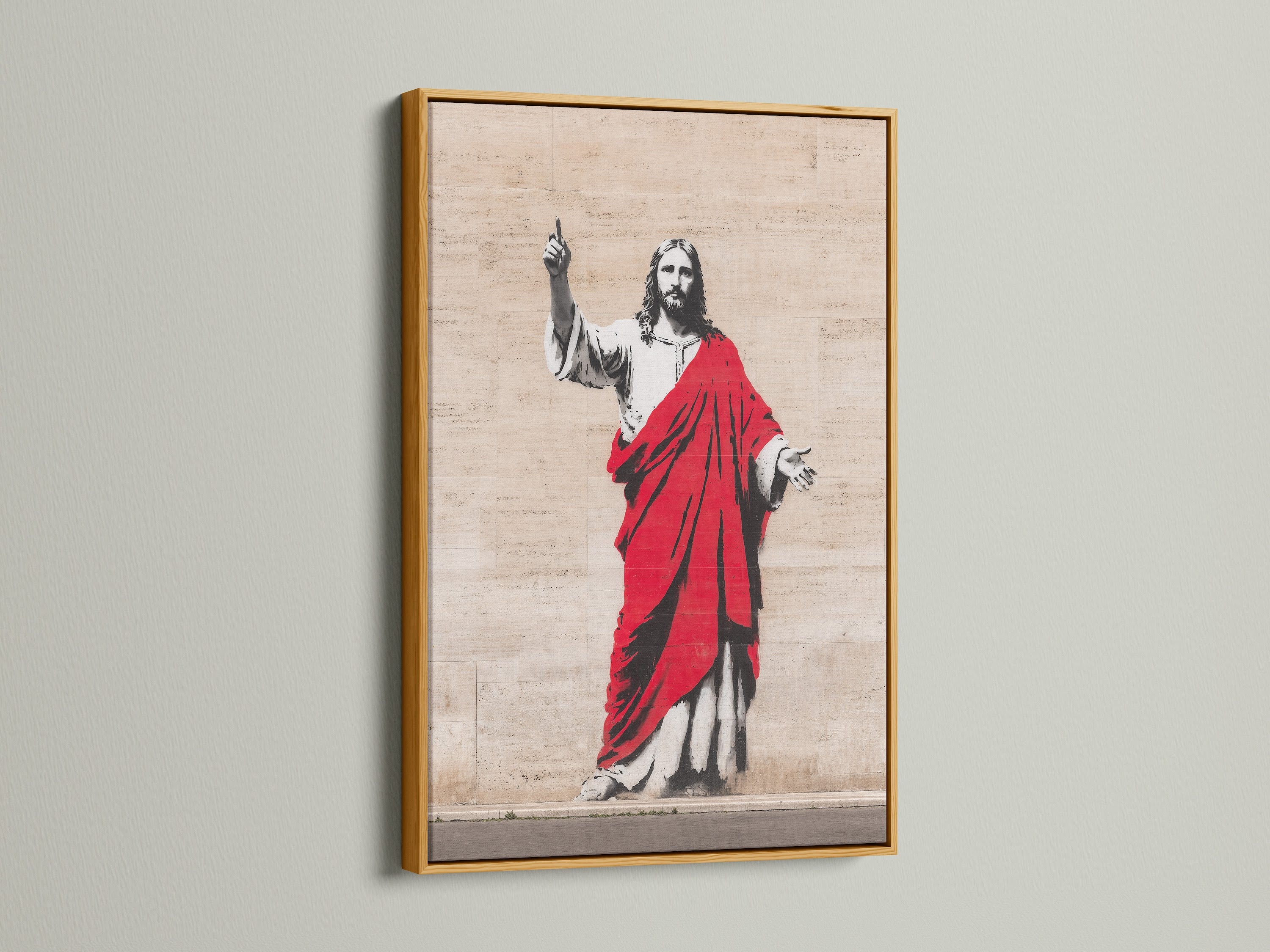 This image showcases a gold frame accentuating a stunning artwork. The gold frame adds a touch of luxury and elegance. It enhances the overall visual impact. Our gold frames are perfect for adding a glamorous touch. They complement classic and modern art alike. Discover the opulence of gold frames.