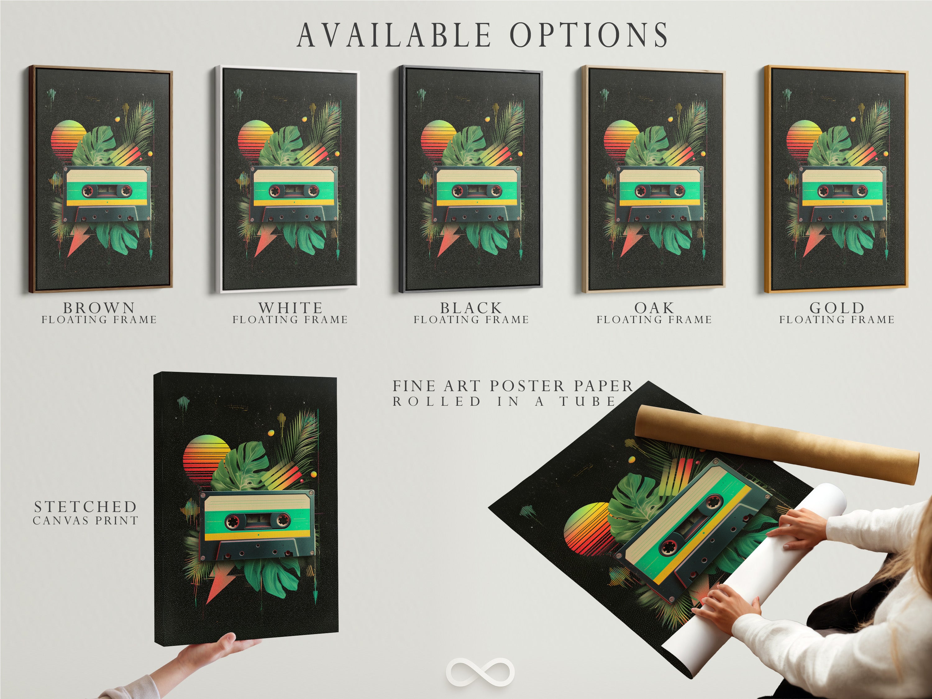 Explore our available options for art prints. Choose from stretched canvas prints fine art poster paper and floating frames. Each option enhances the artwork in its way. Customize your art to match your style. Discover endless possibilities for your home decor.