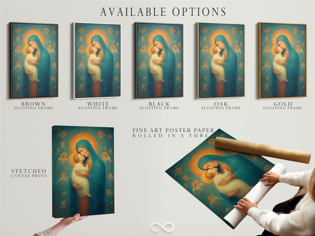 Available options for art prints. Choose from stretched canvas prints. Select fine art poster paper or a floating frame. Customize your artwork to match your taste. Explore our art options today.