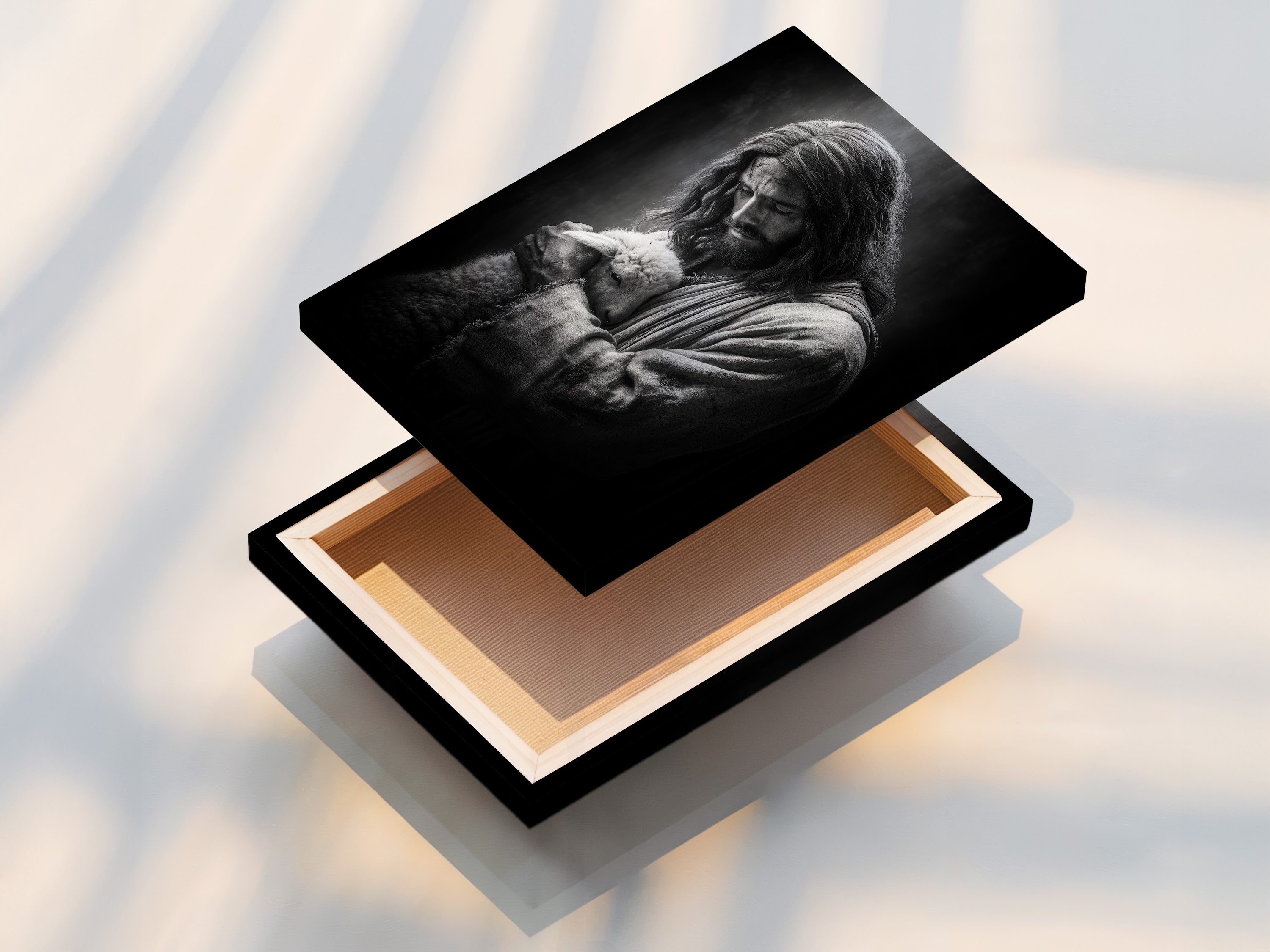 This is a stretched canvas print. The canvas is stretched over a wooden frame. The print is ready to hang. The stretched canvas print offers a gallery-wrapped look. Add a touch of elegance to your home decor.