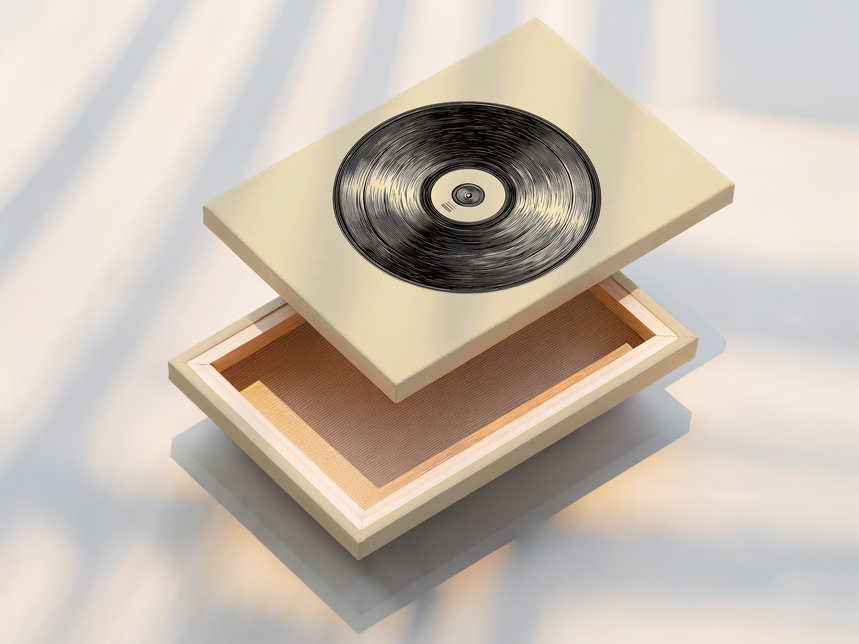 This image displays a stretched canvas print. The canvas texture enhances the artwork's depth. Stretched canvas prints offer a gallery-ready look. Discover the elegance of stretched canvas prints for your home.