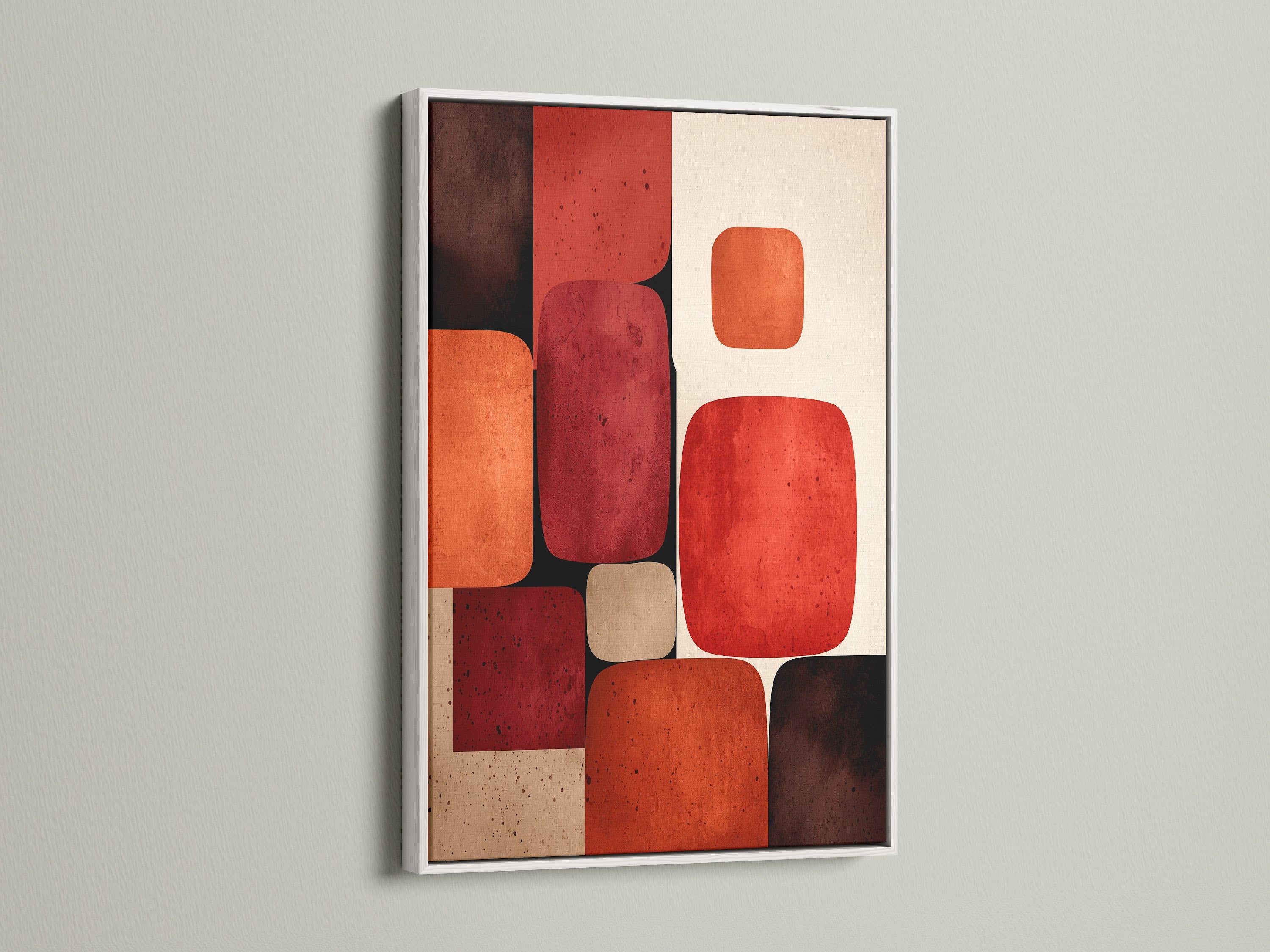 Discover artwork showcased in a white frame. The clean white border creates a modern aesthetic. White frames highlight the art's colors and details. Choose a white frame for a fresh look.