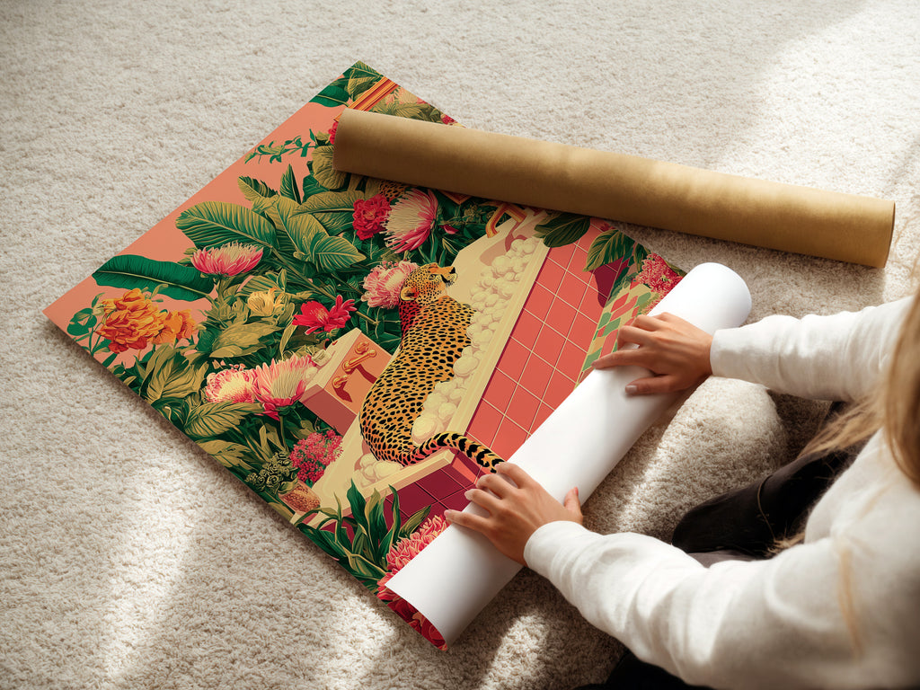 Watch a skilled artisan carefully rolling fine art poster paper. Precision and care are evident in every step. We ensure your art arrives in perfect condition. Our commitment to quality is unmatched. Experience the difference with our fine art poster paper. Order your favorite artwork now.