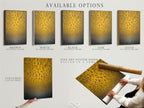 Explore the available options for your gold and gray artwork. Choose from a stretched canvas print a fine art poster paper or a floating frame. Each option offers a unique way to display your bee artwork. Consider your style and decor when making your choice. Find the perfect fit for your insect art.