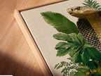 This is a close-up of a canvas print in a floating frame. Floating frames create a modern display. The canvas appears to float within the frame. Show off your art with this unique style.