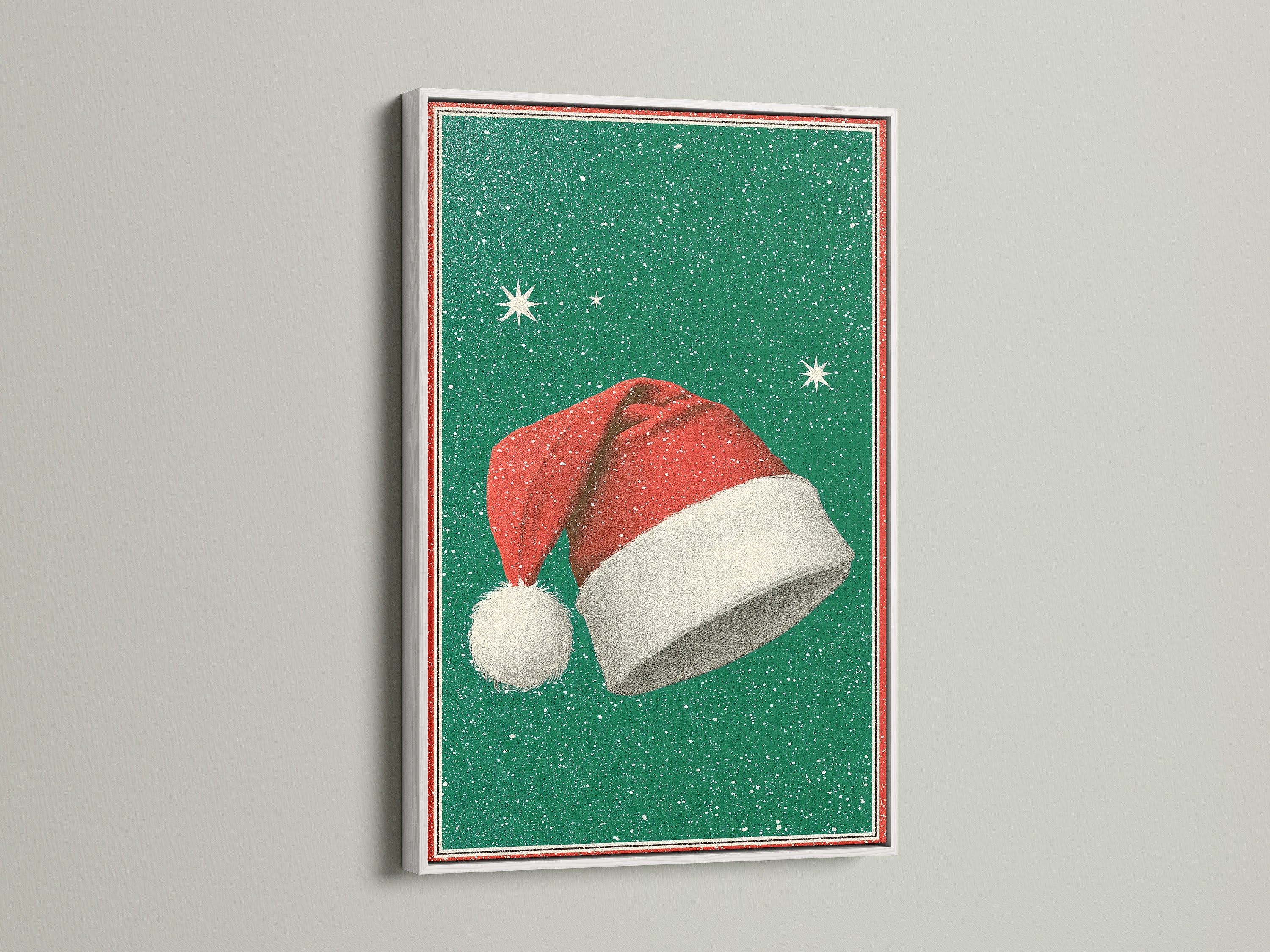 Artwork presented in a sleek white frame. The frame offers a clean modern look. White frames provide a versatile option. It ensures the art remains the focal point. A white frame enhances brightness in any room.