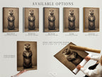 Available options include a stretched canvas print. Also available are fine art poster paper and a floating frame. All featuring the otter art print. The animal art print is a cute wildlife canvas. It is perfect for nursery wall decor. The otter artwork is a great gift for animal enthusiasts