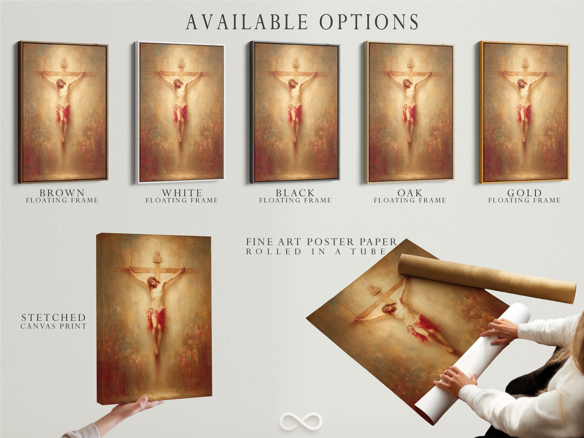 Explore available artwork options. Choose from a stretched canvas print. Opt for fine art poster paper. Consider a floating frame for a modern touch. Each option offers a unique way to display your art. Find the perfect style to match your taste and decor. Elevate your artwork with our versatile choices.