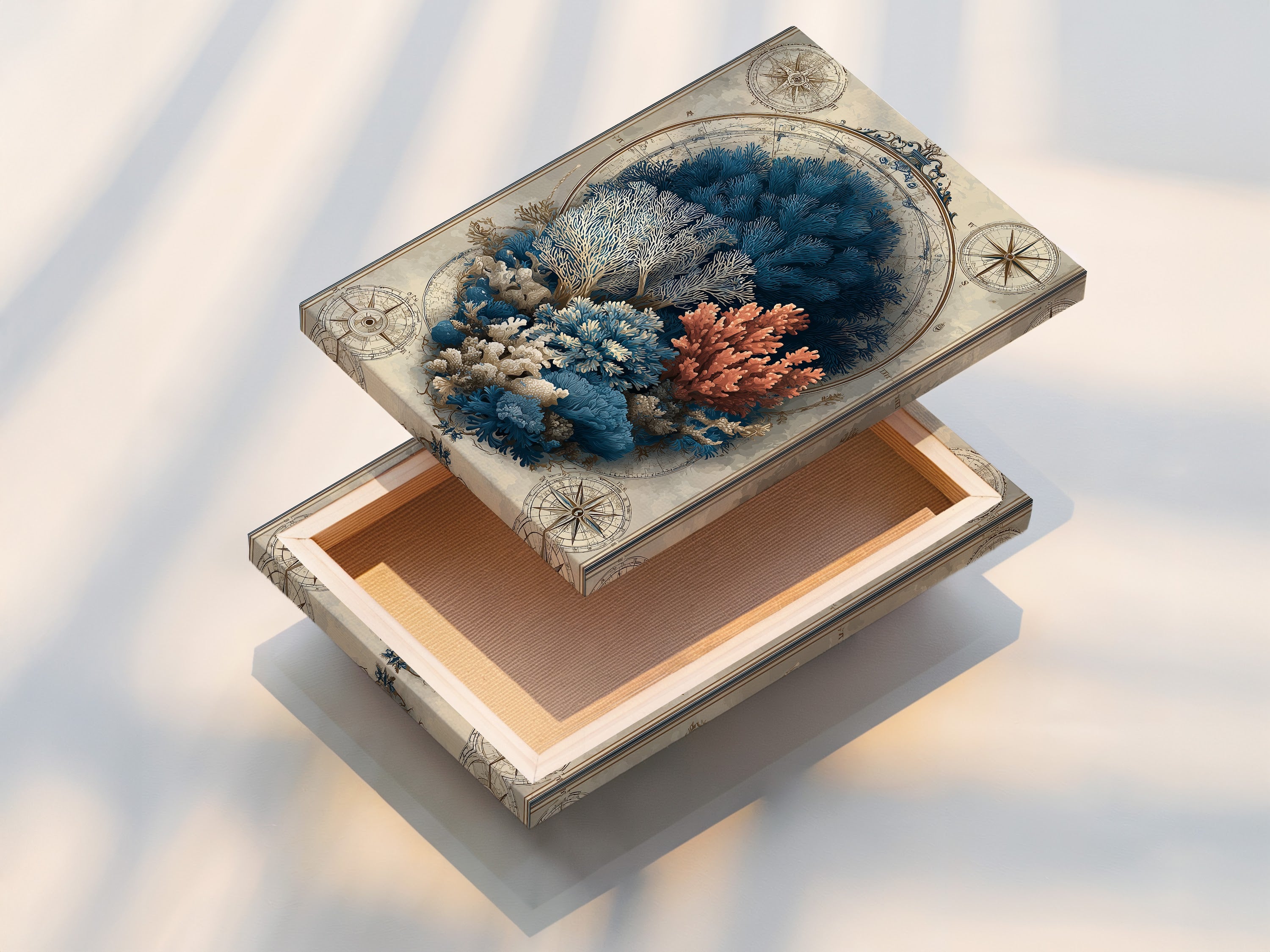 A stretched canvas print is displayed. The canvas texture enhances the artwork. This stretched canvas print is ready to hang. It provides a gallery wrapped look. Perfect for adding texture and depth to your wall art. A great way to showcase your favorite pieces.