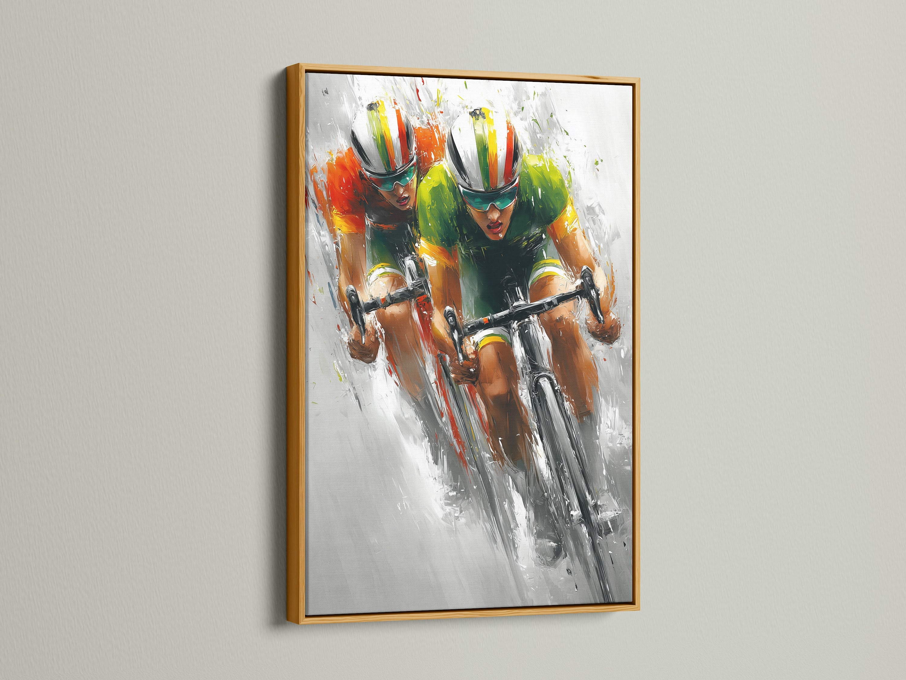 A luxurious gold frame enhances a beautiful artwork. The gold finish adds warmth and opulence to the piece. Discover how a gold frame brings a touch of glamor to your artwork. It's sure to impress.