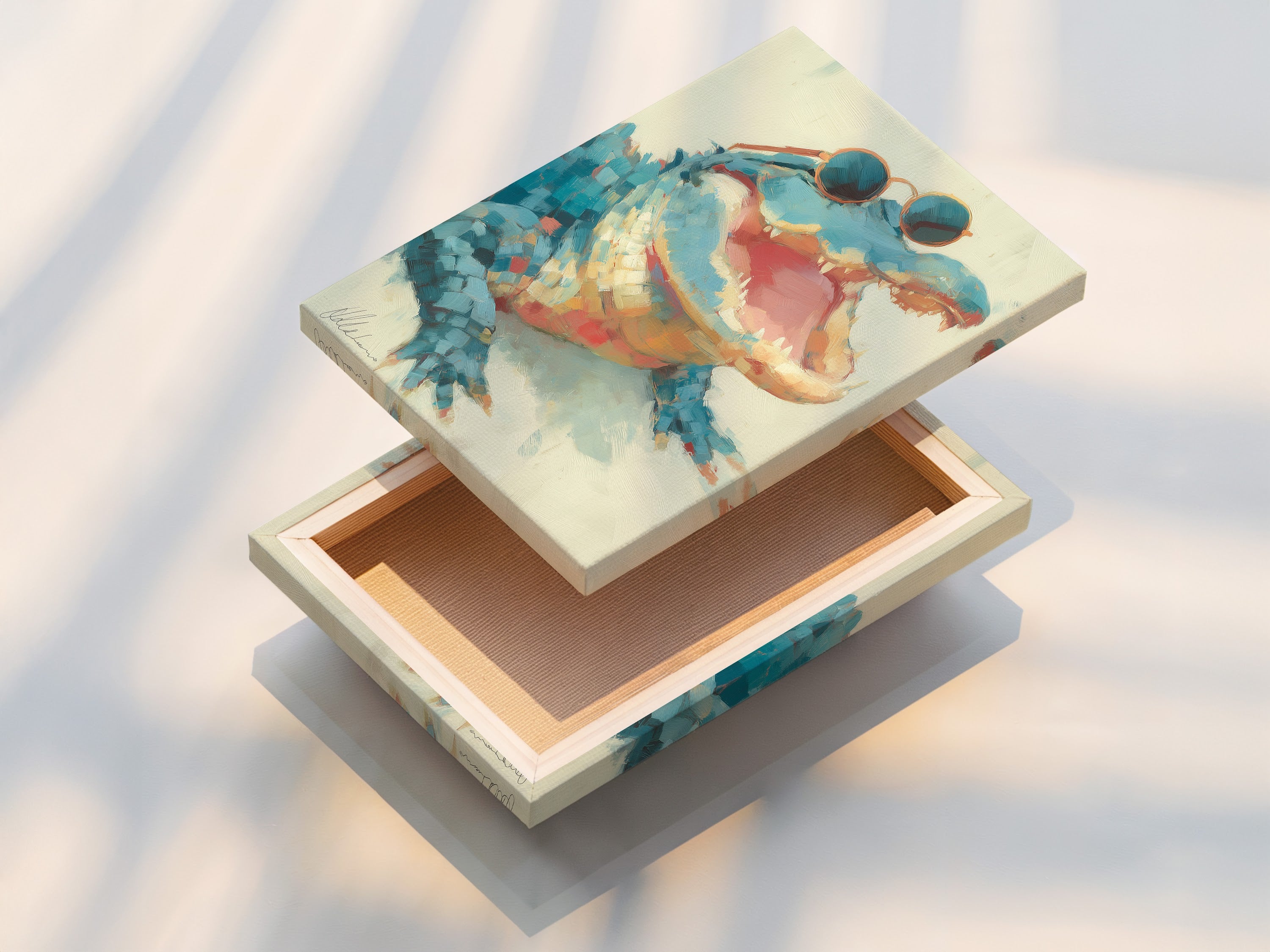 Experience the quality of a stretched canvas print. The canvas is taut and ready to hang. This print is vibrant and detailed. Perfect for adding texture to your walls. Elevate your art with canvas.