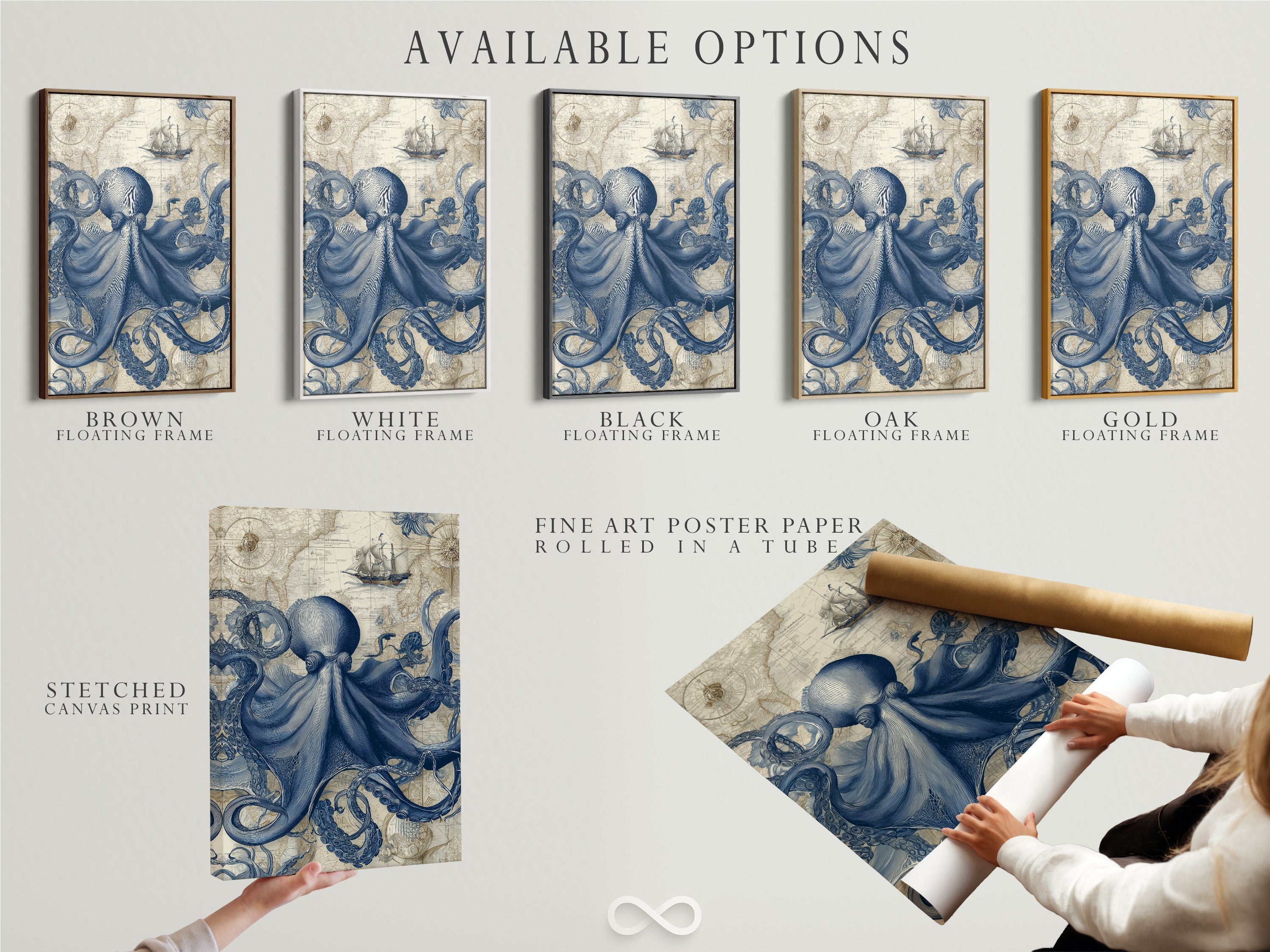 Available options include stretched canvas prints fine art poster paper and floating frames. Customize your artwork to match your style. Explore our range of choices today.