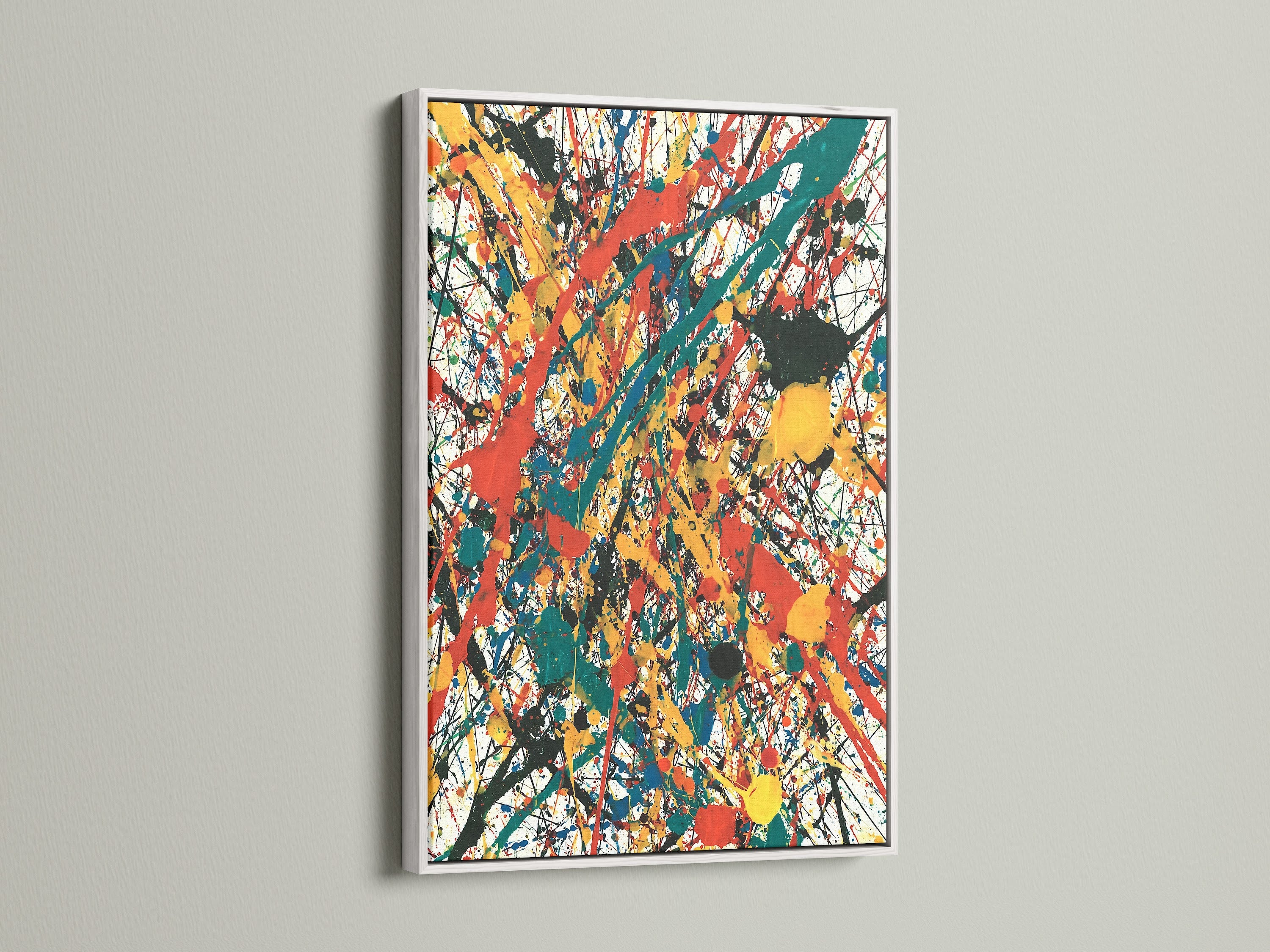 This image presents a white frame. White frames offer a clean and modern aesthetic. The frame complements any artwork. It brightens up your space. White frames provide a versatile framing solution. Showcase your art with our elegant white frames. Achieve a minimalist look with white.