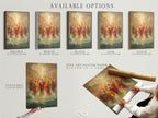Explore available options for this religious artwork including a stretched canvas print a fine art poster paper and a floating frame. This artwork features Jesus Christ with Apostles. Customize your spiritual home decor to reflect your personal style and faith.