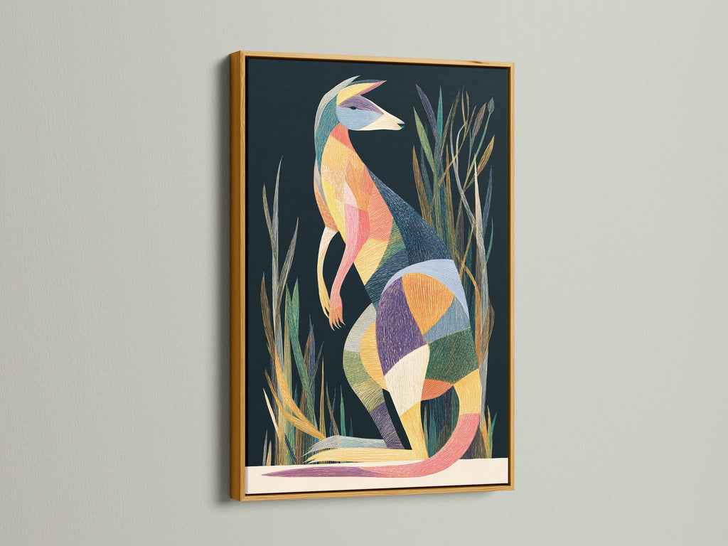 Admire the luxurious gold frame. This frame adds a touch of glamour and sophistication. The gold finish enhances the artwork's richness. Perfect for creating a focal point. Transform your art into a masterpiece.