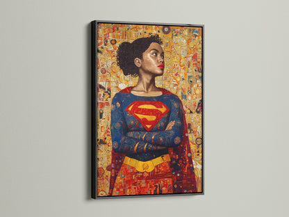A sleek black frame showcases a bold artwork. Black frames add sophistication and contrast. The artwork gains depth and presence. A versatile choice for any art style. Experience the impact of a black frame. This enhances your artwork's visual appeal.