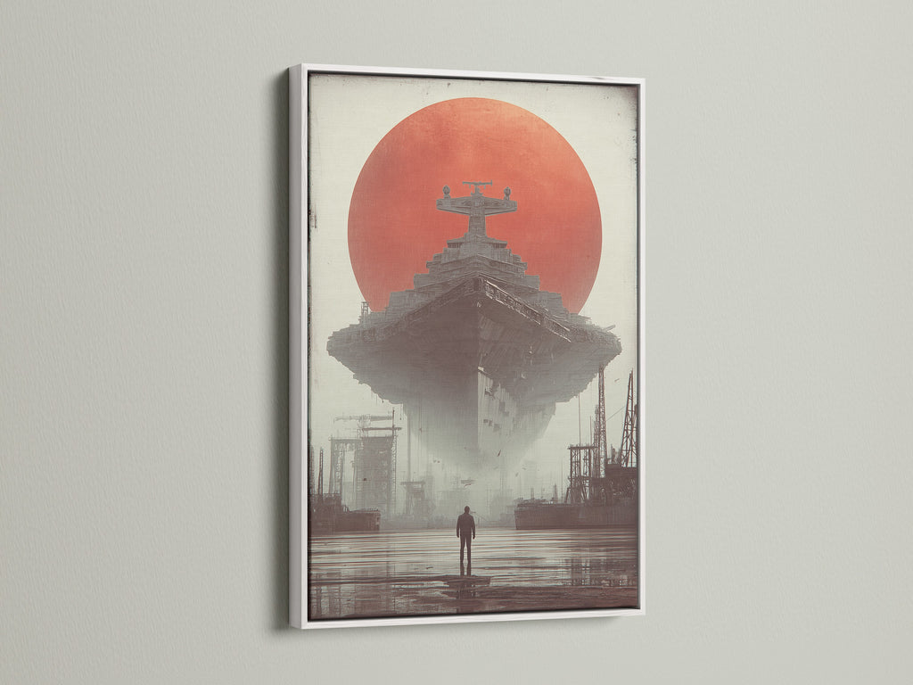 Brighten your walls with a white-framed art print. A striking image is displayed in a clean white frame. The white frame offers a modern look. Perfect for any art piece. Add sophistication with this timeless framing choice today.