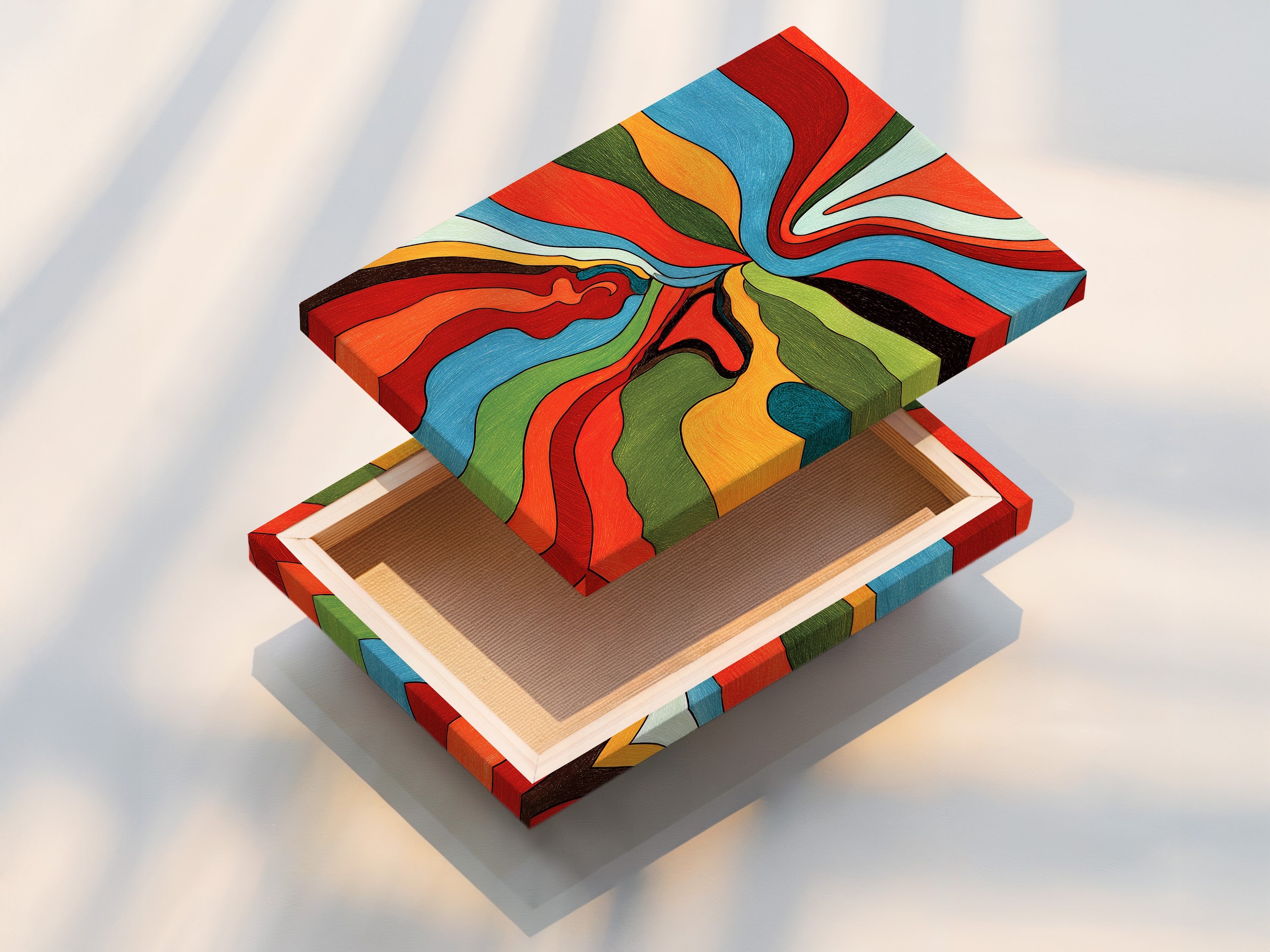 This is a stretched canvas print. It is ready to hang and enjoy. Our canvas prints are made with premium materials. They offer vibrant colors and lasting quality. Explore our stretched canvas prints and transform your space today.