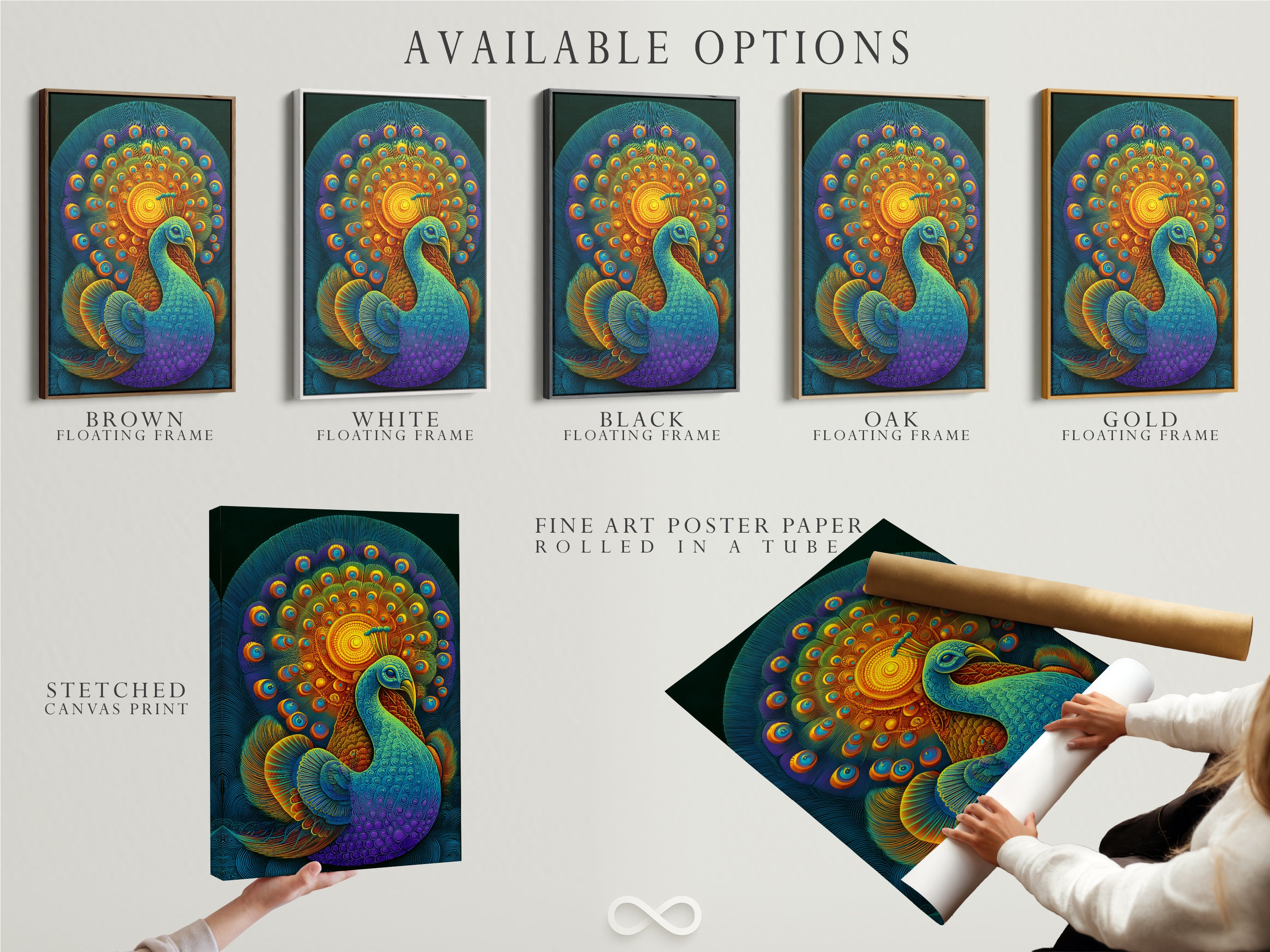Explore available options for your favorite artwork. Choose between a stretched canvas print fine art poster paper or floating frame options. Customize your art to fit your style. Find the perfect finish for your home office art. Discover endless possibilities.