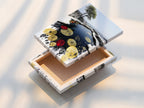 A stretched canvas print displays vibrant colors and sharp details. The canvas enhances the Japanese Zen Garden Art. This is a ready-to-hang option. It brings tranquility and style to any living room or bedroom