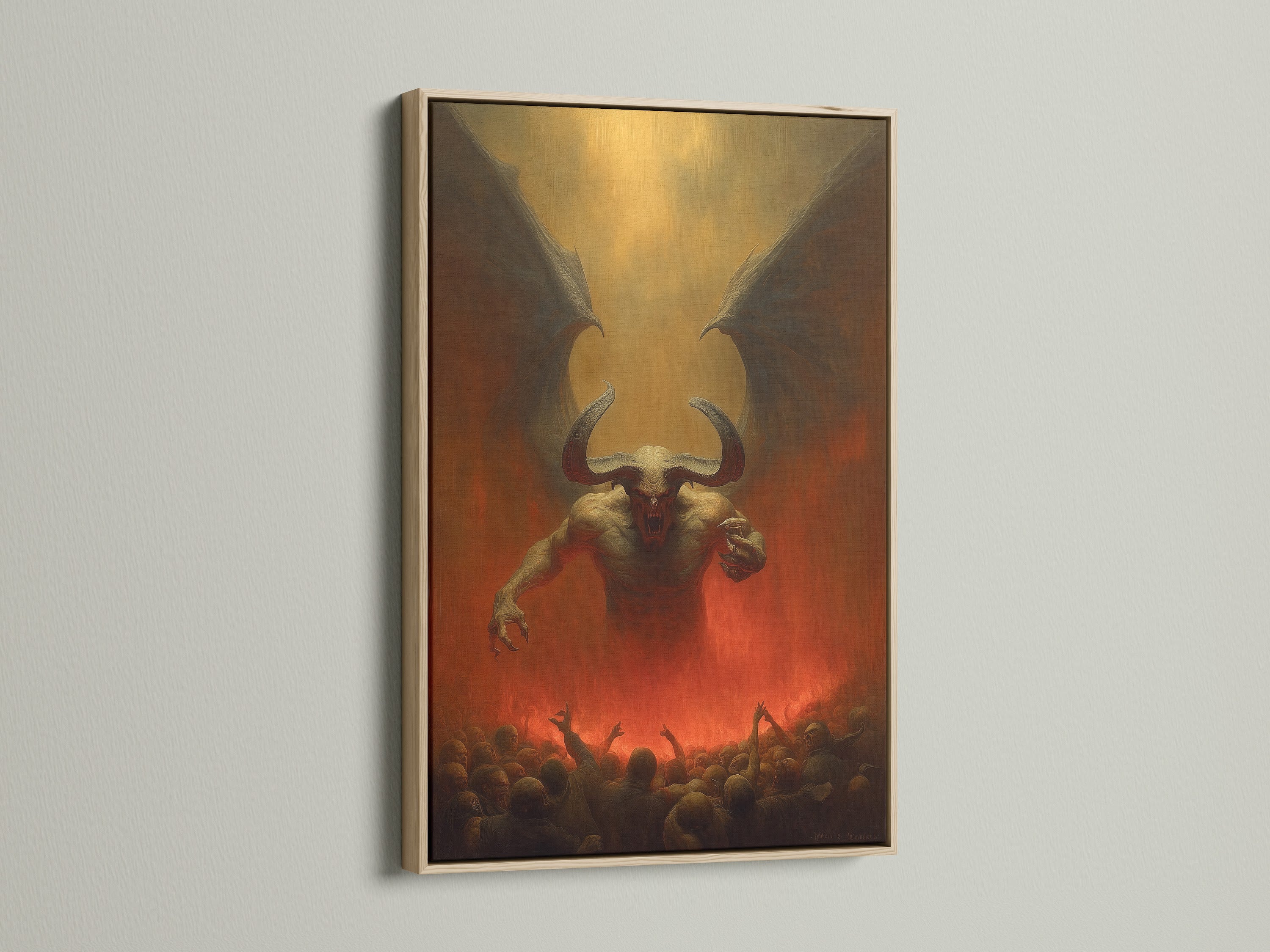 Artwork with an oak frame. This piece adds warmth to any room. The oak frame enhances the art's natural beauty. Explore our selection of framed art prints. Discover the ideal piece to elevate your home decor.