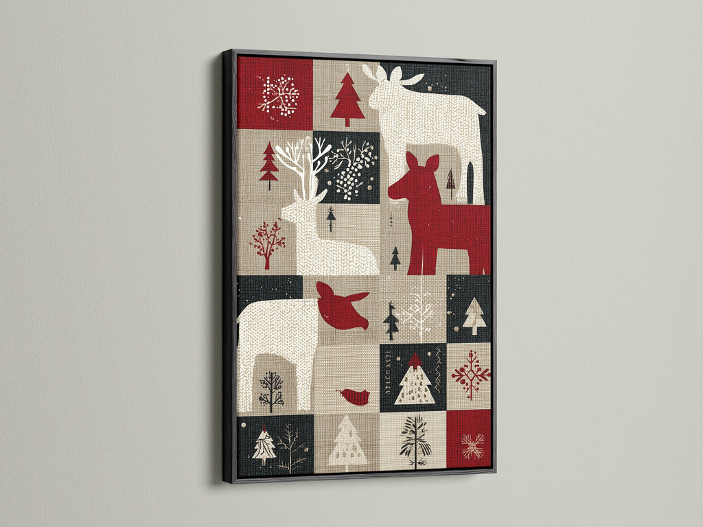 The artwork is striking in a black frame. The black frame adds a bold and sophisticated touch. It helps the artwork stand out. This frame option is versatile and suits many artwork styles.