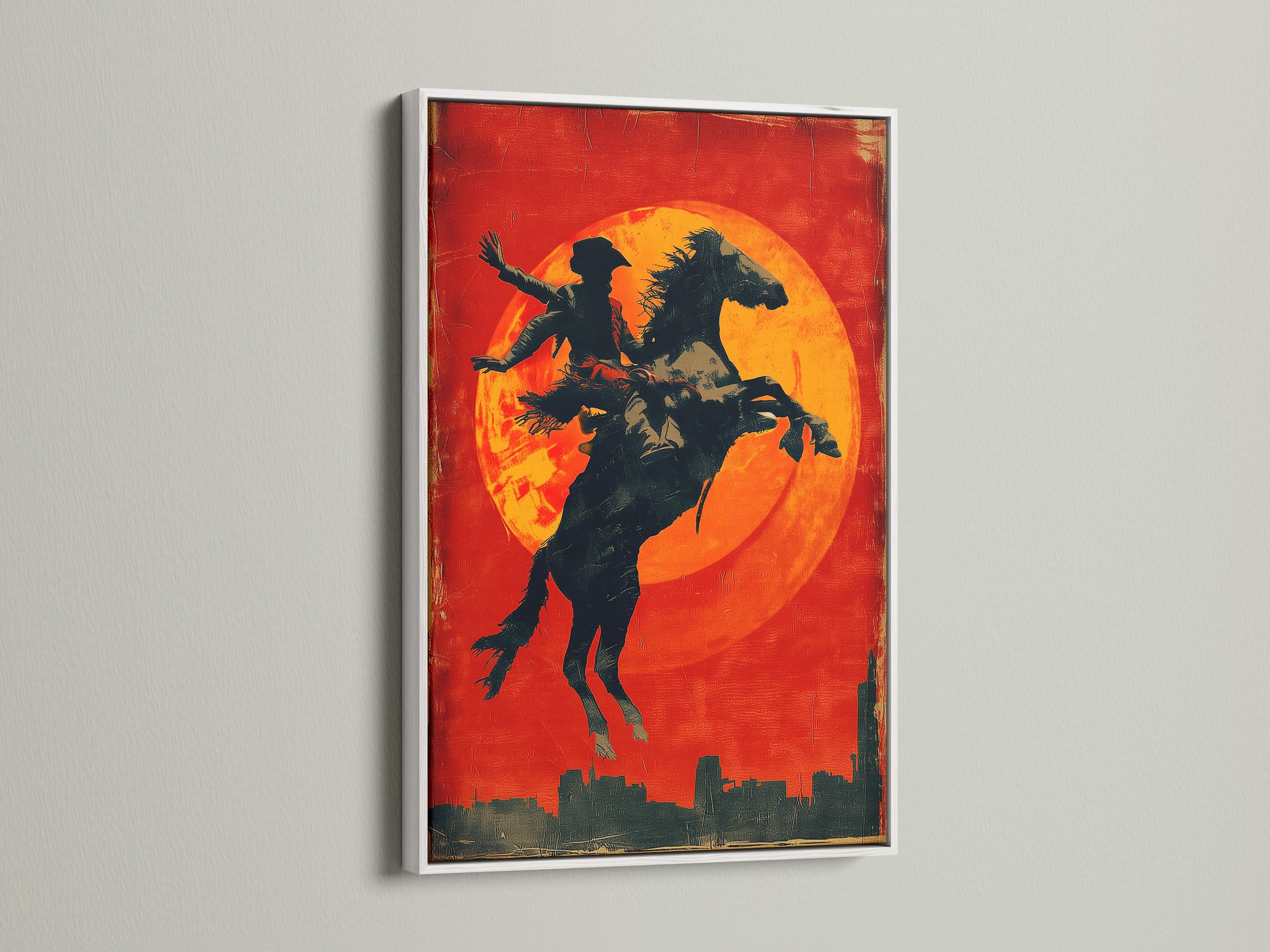 Artwork displayed in a white frame. The white frame offers a clean look. It allows the artwork to stand out. A white frame is a versatile choice for any room. Add sophistication to your home