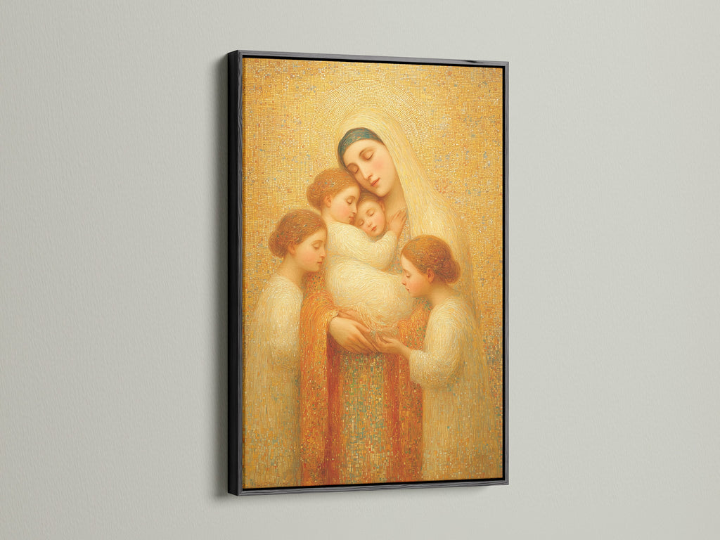 Artwork in a sleek black frame. A black frame adds sophistication. It makes a statement. Black frames are versatile. They complement any artwork. Display your art in a black frame. Elevate your space.