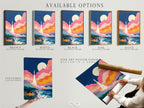 Available options include a stretched canvas print fine art poster paper and a floating frame. Each option offers a unique way to display your art. Choose the best option to match your style. Explore our diverse art display options.