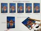 Discover the available options for your artwork. Choose from stretched canvas print fine art poster paper or a floating frame. Customize your art to match your style. Select the perfect format to display your artwork