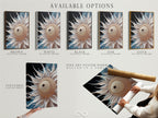 Explore available options for this beige sunflower artwork. Choose from a stretched canvas print fine art poster paper or a floating frame. The modern botanical print suits any decor. The neutral floral artwork enhances scandi or minimalist spaces. Find the perfect flower artwork for your style.