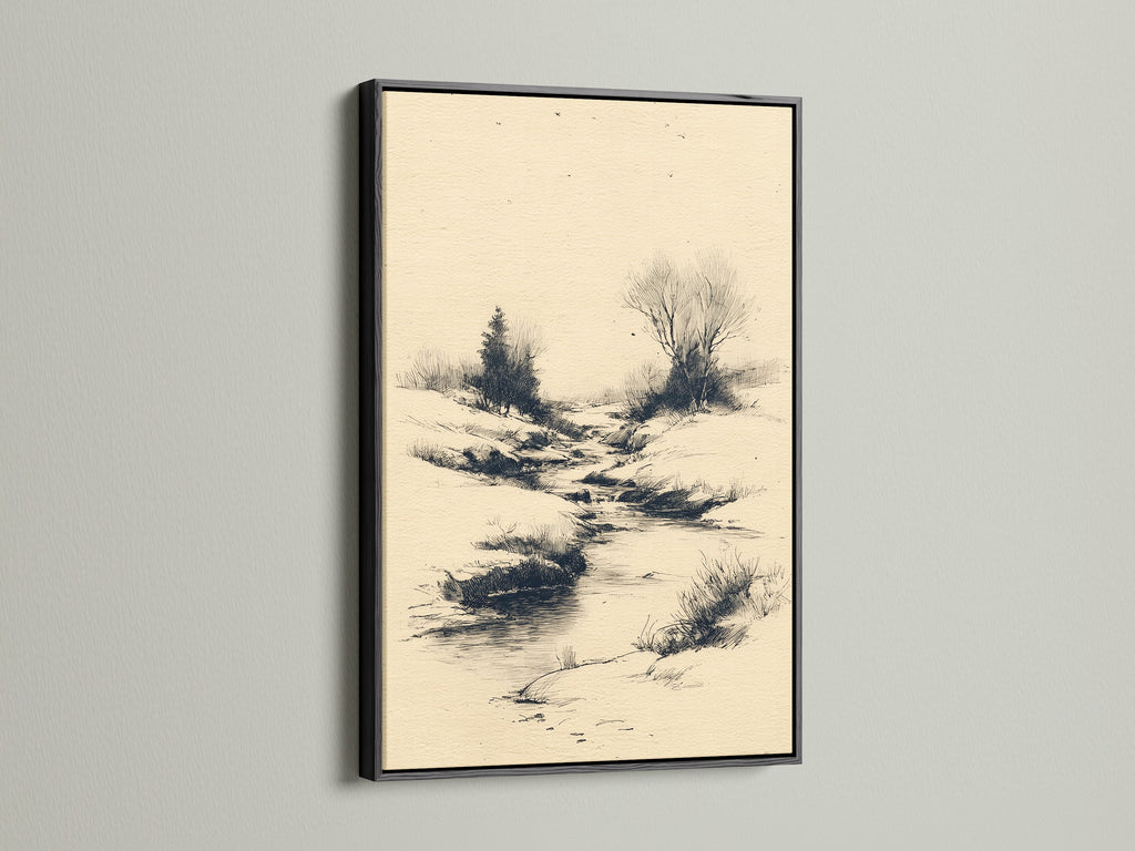 Artwork displayed with a black frame. The black frame provides a classic look. Black frames offer a bold contrast. This frame accentuates the artwork. Discover the elegance of black framed art. Decorate your home today.