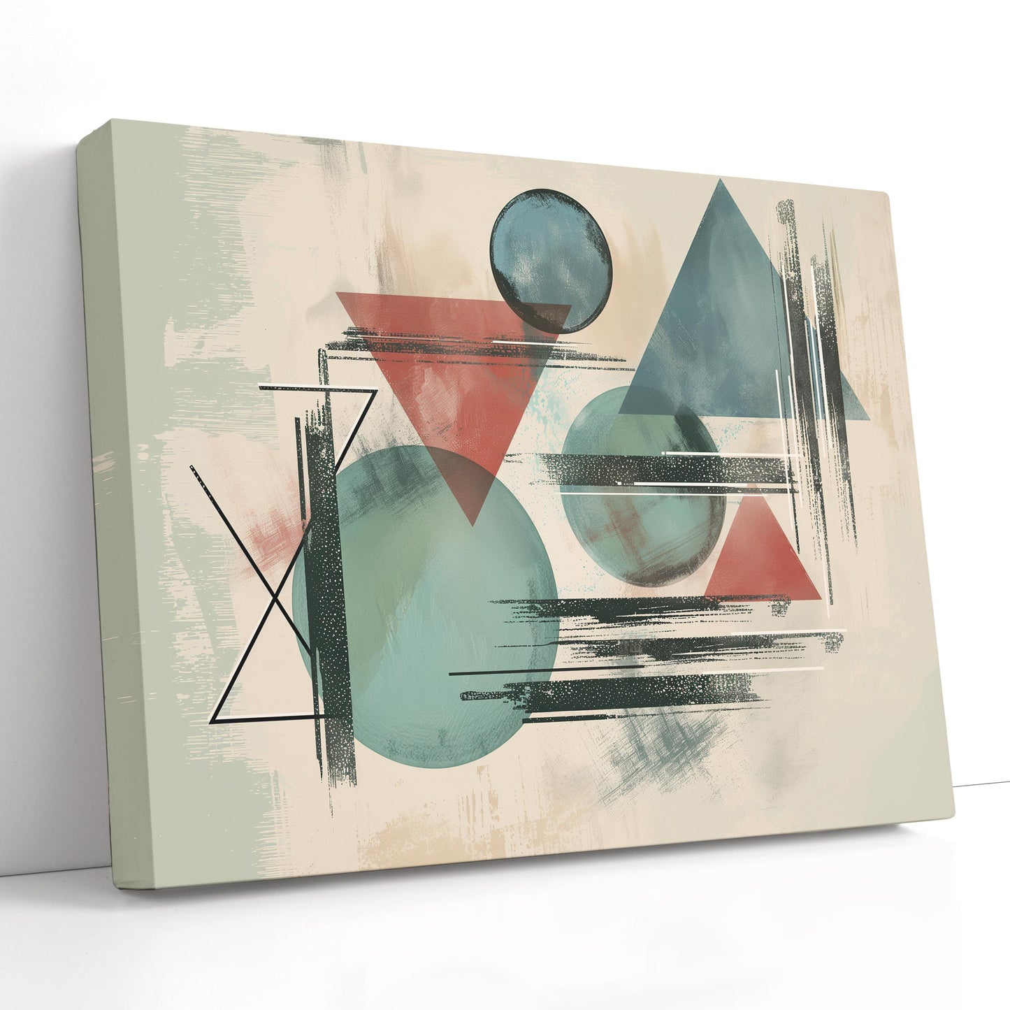 Boho Style Geometric - Canvas Print