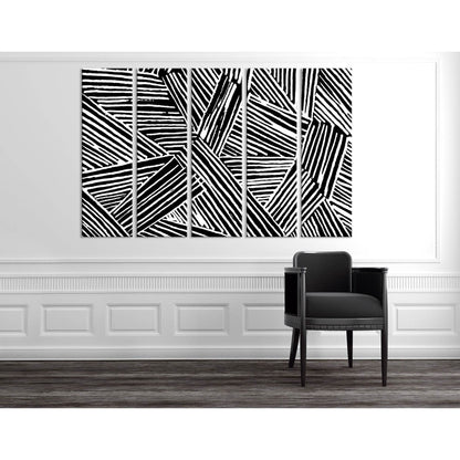 Black And White Abstract №04274 Ready to Hang Canvas PrintCanvas art arrives ready to hang, with hanging accessories included and no additional framing required. Every canvas print is hand-crafted, made on-demand at our workshop and expertly stretched aro